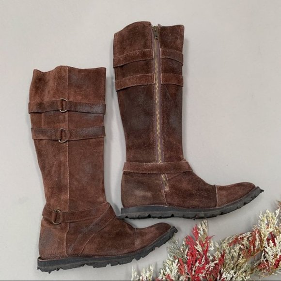 Bed Stu Shoes - BED STU Four Corners brown leather zippered boots, women’s 7.